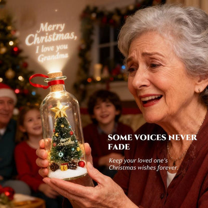 Voice Recordable Christmas Tree Bottle